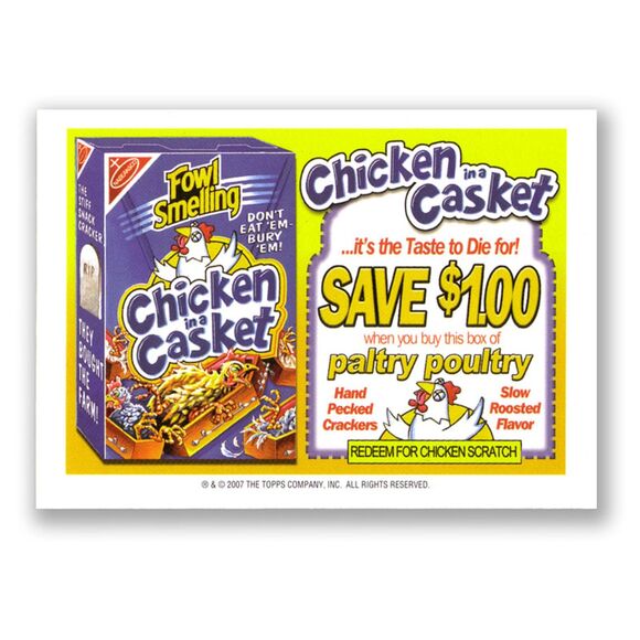 2007 Topps Wacky Packages Card - Series 5 - #32 Chimpeata - Picture 2 of 2